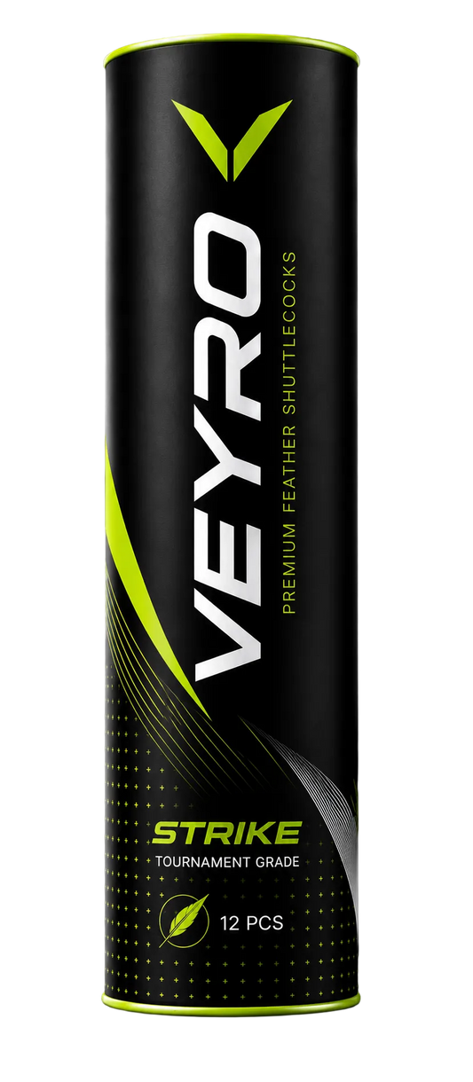Veyro Strike – Premium Feather Shuttlecocks | AS-30 Level Performance